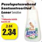 Pesuloputusvahend
kontsentreeritud
Lenor