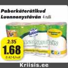 Paberkäterätikud
Luonnonystävän 4 rulli