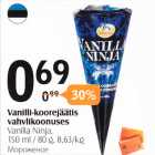 Allahindlus - Vanilli-koorejäätis vahvlikoonuses