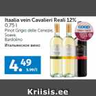 Itaalia vein Cavalieri Reali 12%
0,75 l
