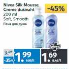 Nivea Silk Mousse
Creme dušivaht
200 ml