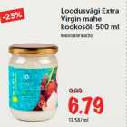 Allahindlus - Loodusvägi Extra
Virgin mahe
kookosõli 500 ml