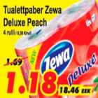 Allahindlus - Tualettpaber Zewa Deluxe Peach