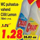 Allahindlus - WC puhastusvahend Cillit Lemon