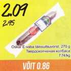 Oskar E-vaba täissuitsuvorst, 270 g