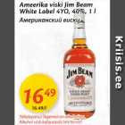 Ameerika viski Jim Beam White Label 4YO