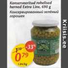 Konserveritud rohelised herned Extra Line, 690 g