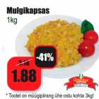 Allahindlus - Mulgikapsas
1kg