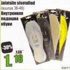 Jalatsite sisetallad