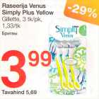 Raseerija Venus Simply Plus Yellow