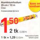 Alumiiniumfoolium 29 cm / 10 m