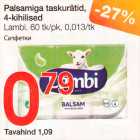 Palsamiga taskurätid, 4-kihilised