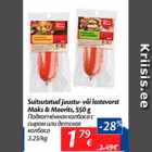 Suitsutatud juustu- või lastevorst Maks&moorits, 550 g