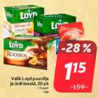 Valik Loyd puuvilja
ja ürdi teesid, 20 pk

