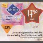 Allahindlus - Libresse hügieeniside Invisible Normal Wing Deo Fresh