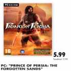 Компьютерная игра:"Prince of Persia:The forgotten sands"
