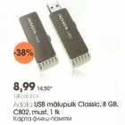Adata USB mälupulk Classic 8GB C802