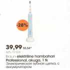 Braun elektriline hambahari Professional, akuga