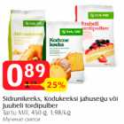 Allahindlus - Sidrunikeeks, Kodukeeksi jahusegu või Juubeli tordipulber Tartu Mill