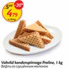 Allahindlus - Vahvlid kondenspiimaga Praline, 1 kg