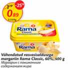 Allahindlus - Vähendatud rasvasisaldusega margarin Rama Classic, 60%, 400 g