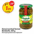 Allahindlus - Konserveeritud herned Bonduelle, 660 g