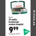 Магазин:Prisma,Скидка:Набор насадок Bosch 32-предмета