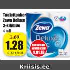 Магазин:Grossi,Скидка:Туалетная бумага Zewa Deluxe, 3-слойная