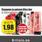 Allahindlus - Šampoon ja palsam Gliss Kur