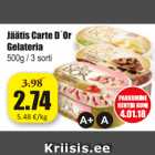 Allahindlus - Jäätis Carte D