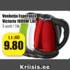 Veeketja Esperanza Victoria 1800W 1,8 l