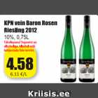 Allahindlus - KPN vein Baron Rosen Riesling 2012