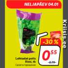 Allahindlus - Lehtsalat potis
Rimi, tk