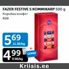 FAZER FESTIVE 5 KOMMIKARP 500 g