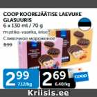 COOP KOOREJÄÄTISE LAEVUKE GLASUURIS