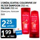 L´OREAL ELVITAL COLORVIVE UV FILTER ŠAMPOON 250 ml, PALSAM 200 ml