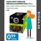 FAZER MUST NÄKILEIB PÄEVALILLESEEMNETEGA 150 g