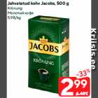 Jahvatatud kohv Jacobs, 500 g
Krönung
