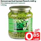 Konserveeritud herned Favorit, 660 g
