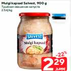 Mulgi kapsad Salvest, 900 g
