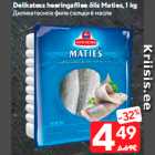 Delikatess heeringafilee õlis Maties, 1 kg
