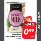 Магазин:Hüper Rimi, Rimi, Mini Rimi,Скидка:Кокосовое молоко
Rimi Planet, 400 мл