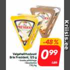 Allahindlus - Valgehallitusjuust
Brie President, 125 g