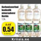 Allahindlus - Karboniseeritud looduslik mineraalvesi Darida, 1,5 L