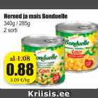 Магазин:Grossi,Скидка:Горох и кукуруза Bonduelle