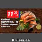 Allahindlus - Keedetud
tiigerkrevetid, 1 kg
