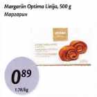 Allahindlus - Margariin Optima Linija,500 g