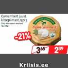 Allahindlus - Camembert juust
kitsepiimast, 150 g