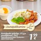 Картофельное пюре с гуляшом и
фруктовый крем