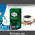 PAULIG PRESIDENTTI FILTRIKOHV 250 G